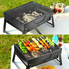 Load image into Gallery viewer, 35*27*20CM Portable Foldable Drawer BBQ Grill with Iron Mesh Outdoor Camping Party Supplies
