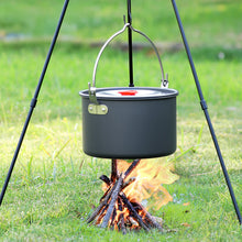 Load image into Gallery viewer, Portable Camping Cookware Set Heat-Resistant Aluminum Frying Pan Pot Kettle for Hiking Picnic with Storage Bag
