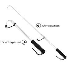 Load image into Gallery viewer, 60/90/120CM Telescopic Fishing Gaff Hook Boat Sea Fishing Landing Tool with Stainless Steel Tip and EVA Grip

