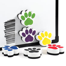 Load image into Gallery viewer, Vibrant Color Non-Scratch Surface Ergonomic Grip Magnetic Whiteboard Eraser Cartoon Bear Footprints EVA Blackboard Eraser
