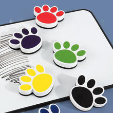 Load image into Gallery viewer, Vibrant Color Non-Scratch Surface Ergonomic Grip Magnetic Whiteboard Eraser Cartoon Bear Footprints EVA Blackboard Eraser
