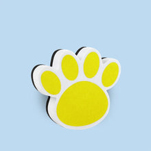 Load image into Gallery viewer, Vibrant Color Non-Scratch Surface Ergonomic Grip Magnetic Whiteboard Eraser Cartoon Bear Footprints EVA Blackboard Eraser
