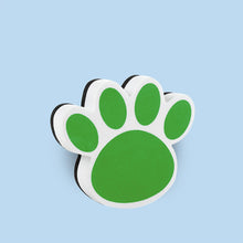 Load image into Gallery viewer, Vibrant Color Non-Scratch Surface Ergonomic Grip Magnetic Whiteboard Eraser Cartoon Bear Footprints EVA Blackboard Eraser
