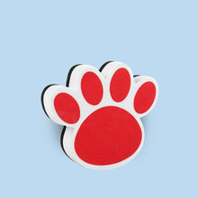 Load image into Gallery viewer, Vibrant Color Non-Scratch Surface Ergonomic Grip Magnetic Whiteboard Eraser Cartoon Bear Footprints EVA Blackboard Eraser
