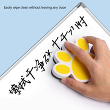 Load image into Gallery viewer, Vibrant Color Non-Scratch Surface Ergonomic Grip Magnetic Whiteboard Eraser Cartoon Bear Footprints EVA Blackboard Eraser
