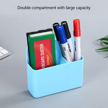 Load image into Gallery viewer, Plastic Magnetic Pen Holder Erase Marker Storage Box Pencil Organizer for Home Office Whiteboard Fridge Refrigerator
