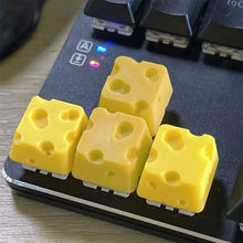 Load image into Gallery viewer, 4Pcs Chesse Cake Keycap For ESC Mechanical Keyboard Keycaps Cartoon Cute Personality For KEY CAP
