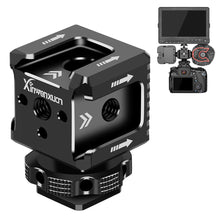 Load image into Gallery viewer, Multi-head Cold Shoe Extension Mount Adapter Monitor Holder Studio Flash Light Stand 1/4 3/8 Screw Hole for Nikon Canon Sony SLR
