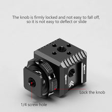 Load image into Gallery viewer, Multi-head Cold Shoe Extension Mount Adapter Monitor Holder Studio Flash Light Stand 1/4 3/8 Screw Hole for Nikon Canon Sony SLR
