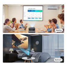 Load image into Gallery viewer, Mini Projector Android11 WiFi6 BT5.0 280 ANSI 720P Built-in App Mirror SmartPhone for 1080P 4K Video Home Cinema
