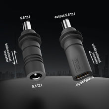 Load image into Gallery viewer, C to DC/D to D Power Adapter for Starlink Mini PD100W USB C Female to DC5521 Male Connector Charge Barrel Jack Power Adapter
