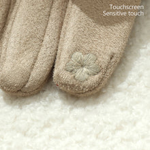 Load image into Gallery viewer, Warm Gloves with Velvet for Women to Use in Winter Touch Screen Elegant Bow Accessories Cycling and Driving Gloves
