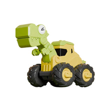 Load image into Gallery viewer, 1Pcs Children Pull Back Toy Car Press Puzzle Dinosaur Engineering Car Model Collection Cartoon Educational Kids Excavator Car Toys

