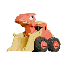 Load image into Gallery viewer, 1Pcs Children Pull Back Toy Car Press Puzzle Dinosaur Engineering Car Model Collection Cartoon Educational Kids Excavator Car Toys

