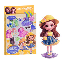 Load image into Gallery viewer, Magnetic Princess Pretend Play Toys Magnetic Dress Up Doll For Girls Play Travel Playset Toy Magnet Dress Up Games

