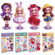 Load image into Gallery viewer, Magnetic Princess Pretend Play Toys Magnetic Dress Up Doll For Girls Play Travel Playset Toy Magnet Dress Up Games
