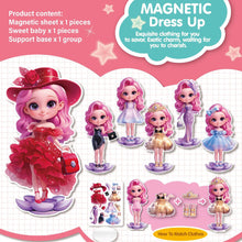 Load image into Gallery viewer, Magnetic Princess Pretend Play Toys Magnetic Dress Up Doll For Girls Play Travel Playset Toy Magnet Dress Up Games
