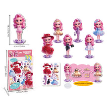Load image into Gallery viewer, Magnetic Princess Pretend Play Toys Magnetic Dress Up Doll For Girls Play Travel Playset Toy Magnet Dress Up Games
