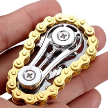 Load image into Gallery viewer, Mechanical Gear Fidget Spinner Sprockets Flywheel Fingertip Gyro Antistress Anxiety Metal Bike Chains EDC Spinner Fidget Toys For Adult
