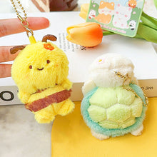 Load image into Gallery viewer, Pair of Magneticed Couple Cat Bear Plush Keychain Cute Creative Plush Kawaii Magneted Backpack Pendant Toy Girl Holiday Gift Car Key Accessories
