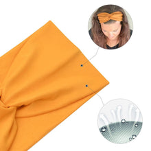 Load image into Gallery viewer, Women Wide Elastic Headbands Hair Wrap Turban Twist Headband Yoga Fitness Running Cycling Sweatband Makeup Hair Hoop
