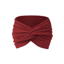 Load image into Gallery viewer, Women Wide Elastic Headbands Hair Wrap Turban Twist Headband Yoga Fitness Running Cycling Sweatband Makeup Hair Hoop
