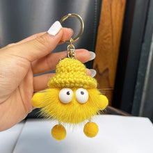 Load image into Gallery viewer, 1Pc Small Coal Ball Bag Pendant Unisex Camera Bag Pendant Decoration Pendant Decoration For Girls Cute Fashion Funny Simple Pendant
