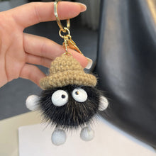 Load image into Gallery viewer, 1Pc Small Coal Ball Bag Pendant Unisex Camera Bag Pendant Decoration Pendant Decoration For Girls Cute Fashion Funny Simple Pendant

