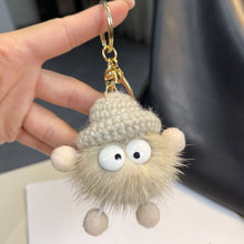 Load image into Gallery viewer, 1Pc Small Coal Ball Bag Pendant Unisex Camera Bag Pendant Decoration Pendant Decoration For Girls Cute Fashion Funny Simple Pendant
