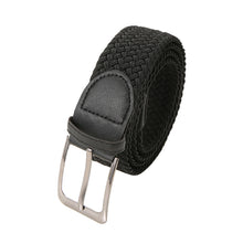 Load image into Gallery viewer, Elastic Woven Belt Casual Women Men's Punched Waist Straps Stretch Canvas Pin Buckle Trouser Belts 130 140 150cm
