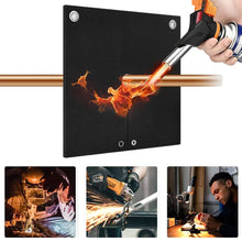 Load image into Gallery viewer, Fireproof Welding Protective Blanket 1800°f High Temp Insulation Retardant Carbon Felt Welding Blankets Soldering Mat
