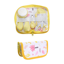 Load image into Gallery viewer, 6Pcs Newborn Baby Care Kit With Storage Bag Nasal Aspirator Nail Scissors Hair Comb Brush Cleaning Tools Set Newborn Gift Kids Healthcare Kit
