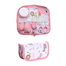 Load image into Gallery viewer, 6Pcs Newborn Baby Care Kit With Storage Bag Nasal Aspirator Nail Scissors Hair Comb Brush Cleaning Tools Set Newborn Gift Kids Healthcare Kit
