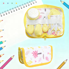 Load image into Gallery viewer, 6Pcs Newborn Baby Care Kit With Storage Bag Nasal Aspirator Nail Scissors Hair Comb Brush Cleaning Tools Set Newborn Gift Kids Healthcare Kit
