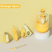 Load image into Gallery viewer, 4pcs/set Baby Nail Clipper Set Children Kids Nail Cutter Scissors Files Small Nail Trimmer Baby Nails Care Tools Baby Care Items

