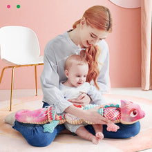 Load image into Gallery viewer, Chameleo Infant Toys Baby Musical Stuffed Animal Toys with Rattles Crinkle Bell Baby Teething Toys for Tummy Time Newborn Sensory Toy
