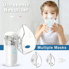 Load image into Gallery viewer, Adults Children Mini Medical Nebulizer Handheld Nebulizer Outdoor Ultrasonic Atomizer Portable Mute Asthma Inhaler Type-C Charging
