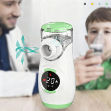 Load image into Gallery viewer, 1200mah Rechargable Adults Children Mini Medical Nebulizer Handheld Nebulizer Outdoor Ultrasonic Atomizer Portable Mute Asthma Inhaler
