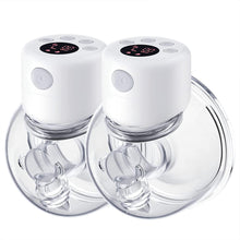 Load image into Gallery viewer, 1PC/2PCS Wearable Electric Breast Pump Silent Invisible Hands Free Breast Pump Comfort Milk Collector Milk Puller

