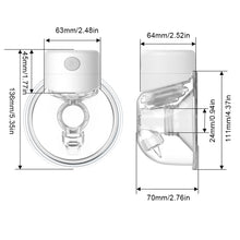 Load image into Gallery viewer, 1PC/2PCS Wearable Electric Breast Pump Silent Invisible Hands Free Breast Pump Comfort Milk Collector Milk Puller
