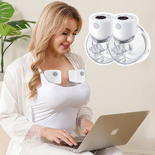Load image into Gallery viewer, 1PC/2PCS Wearable Electric Breast Pump Silent Invisible Hands Free Breast Pump Comfort Milk Collector Milk Puller
