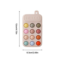 Load image into Gallery viewer, Silicone Teether Toys Teething Relief Baby Teether for Infants Newborn Chewing Toy Baby Education Learning Props Gifts
