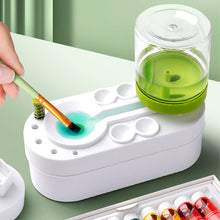 Load image into Gallery viewer, Paint Brush Cleaner Watercolor Brush Rinser with Drain Cleaner Rinse Cup Paint Water Dispenser Oil Paint Brush Cleaner
