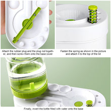 Load image into Gallery viewer, Paint Brush Cleaner Watercolor Brush Rinser with Drain Cleaner Rinse Cup Paint Water Dispenser Oil Paint Brush Cleaner
