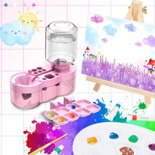 Load image into Gallery viewer, 500ML Paint Brush Cleaner Watercolor Brush Rinser with Drain Cleaner Rinse Cup Paint Water Dispenser Oil Paint Brush Cleaner
