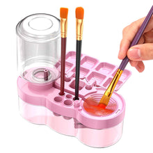 Load image into Gallery viewer, 500ML Paint Brush Cleaner Watercolor Brush Rinser with Drain Cleaner Rinse Cup Paint Water Dispenser Oil Paint Brush Cleaner
