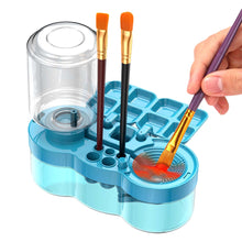 Load image into Gallery viewer, 500ML Paint Brush Cleaner Watercolor Brush Rinser with Drain Cleaner Rinse Cup Paint Water Dispenser Oil Paint Brush Cleaner
