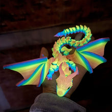 Load image into Gallery viewer, 30cm/11.81in 3D Printed Dargon With Movable Joints Decoration 3D Printed Animals Room Decor Office Table Funny Dargon Ornament
