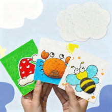 Load image into Gallery viewer, 10pcs Foam Texture Pinching Fun Handmade DIY Pinch Painting Children Watercolor 3D Art Drawing Sponge Wood Pulp Paper
