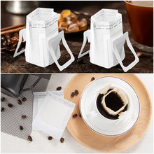 Load image into Gallery viewer, 25/100/200pcs Coffee Filter Paper Bags Disposable Drip Coffee Bag Handle Hanging Ear Espresso Coffee Accessories Tea Tool
